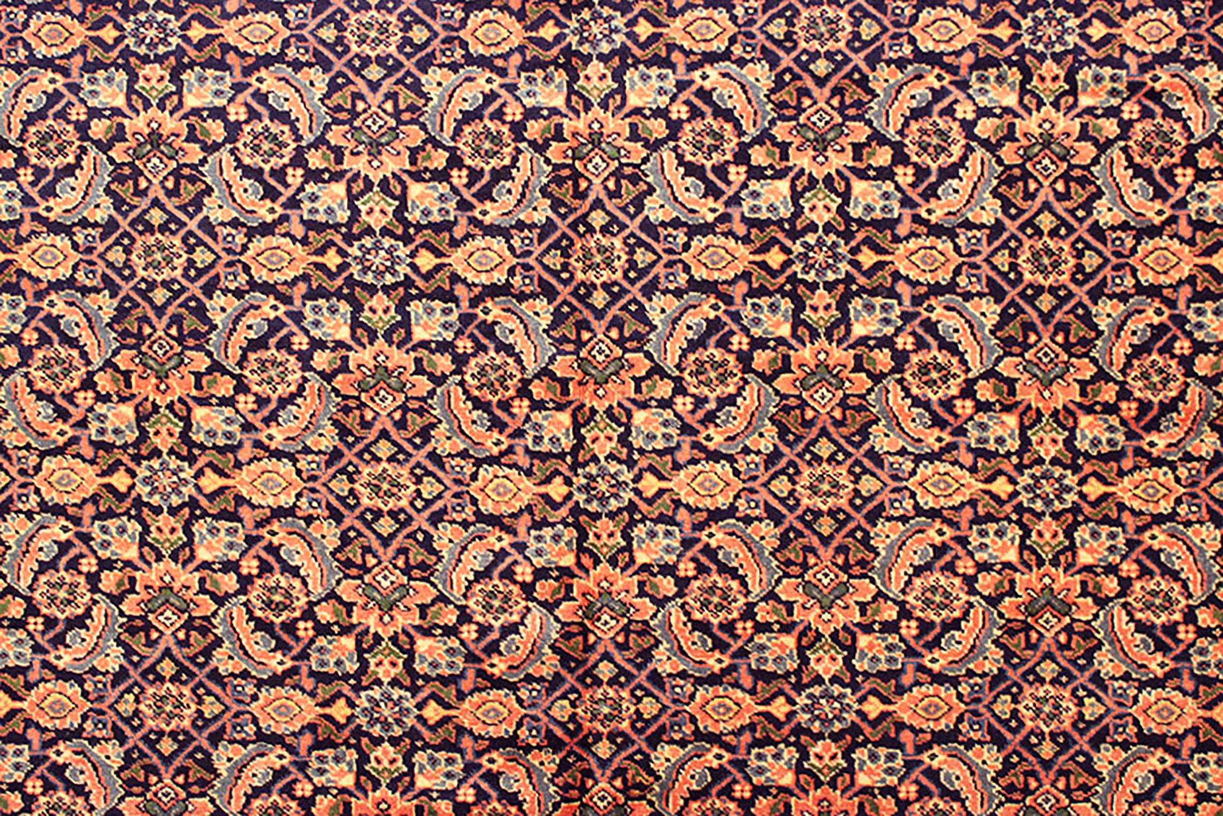 Antique Persian Tabriz Oriental Carpet in Room Size with Herati Design For Sale 5