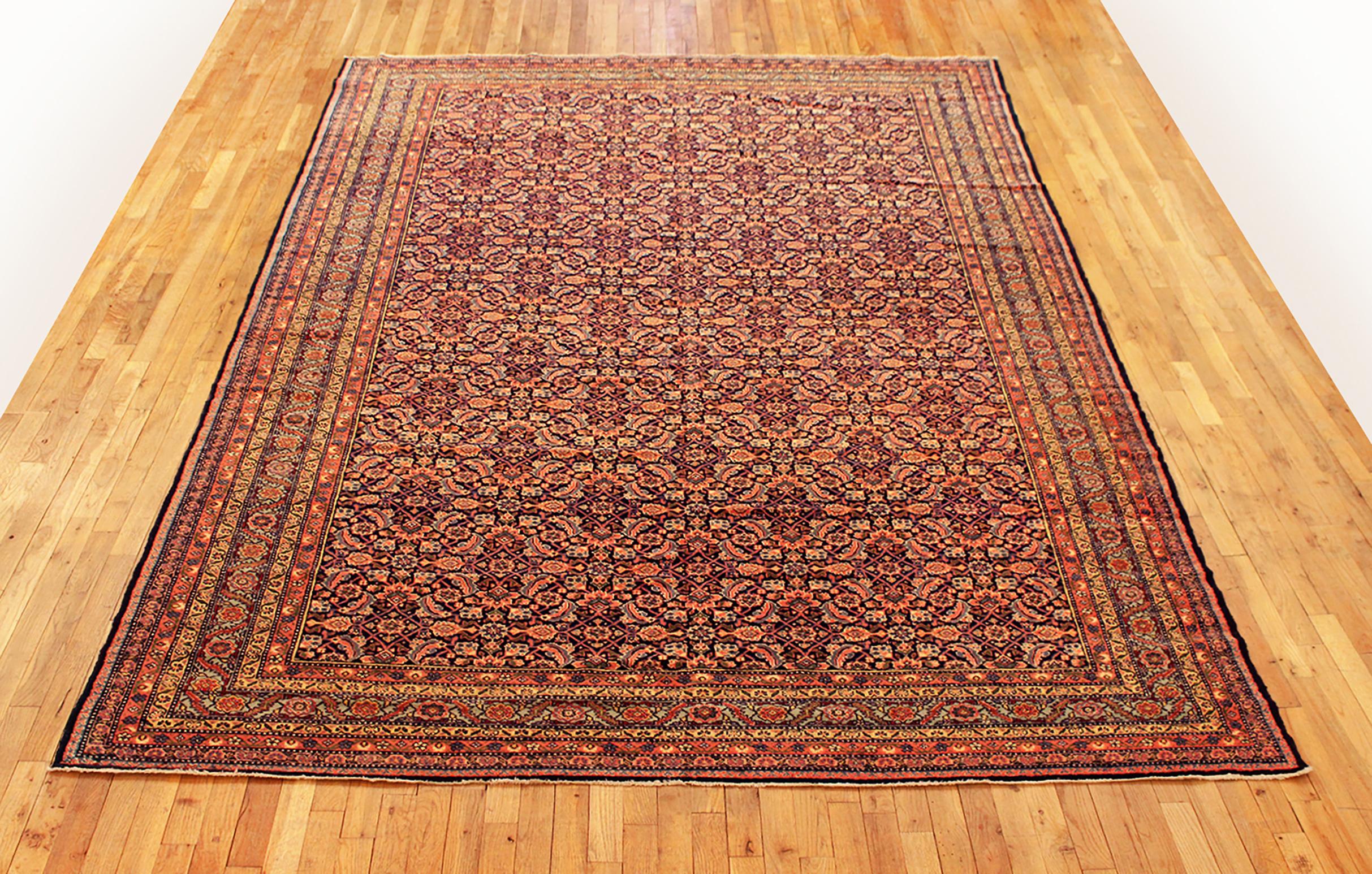 Antique Perisan Tabriz Oriental carpet, circa 1920, Room Sized

An antique Persian Tabriz oriental carpet, circa 1920. Size: 11'1