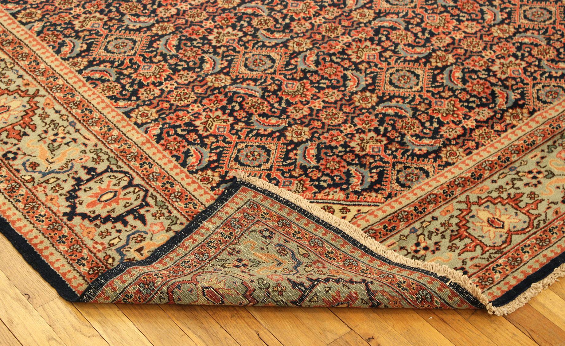 Antique Persian Tabriz Oriental Carpet in Room Size with Herati Design For Sale 1