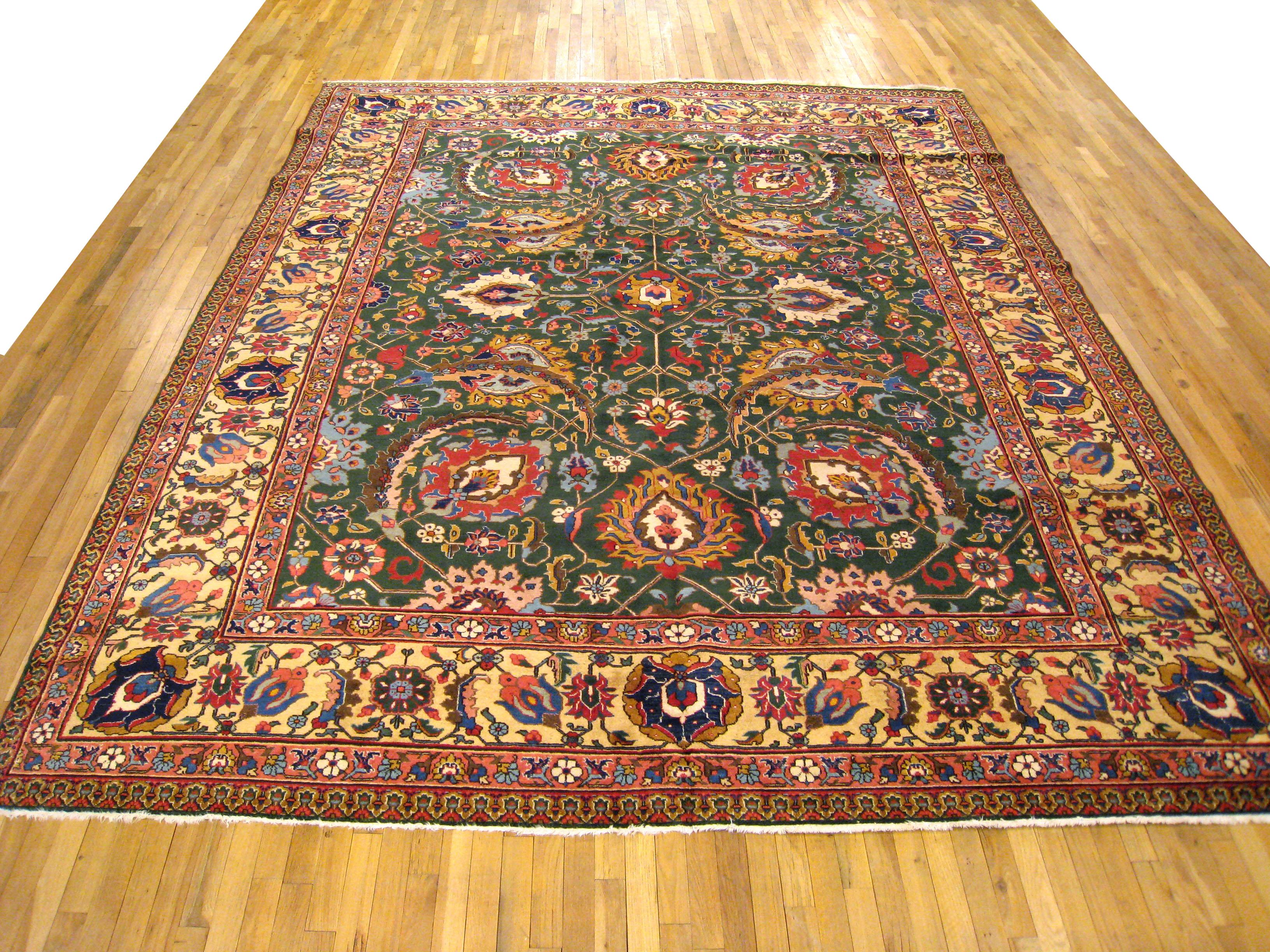 Vintage Persian Tabriz oriental carpet, circa 1940, room sized

A vintage Persian Tabriz oriental carpet, circa 1940. Size: 12'0