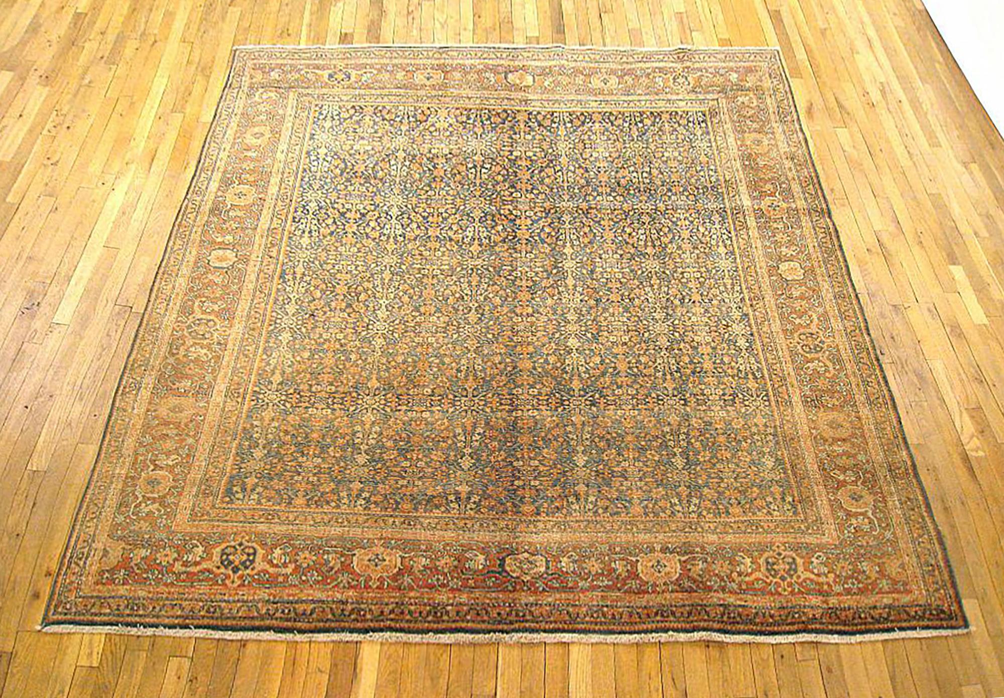 Antiker persischer Täbris  Orientteppich, um 1920, Zimmergröße

Ein antiker persischer Orientteppich aus Täbris, um 1920. Größe: 8'3