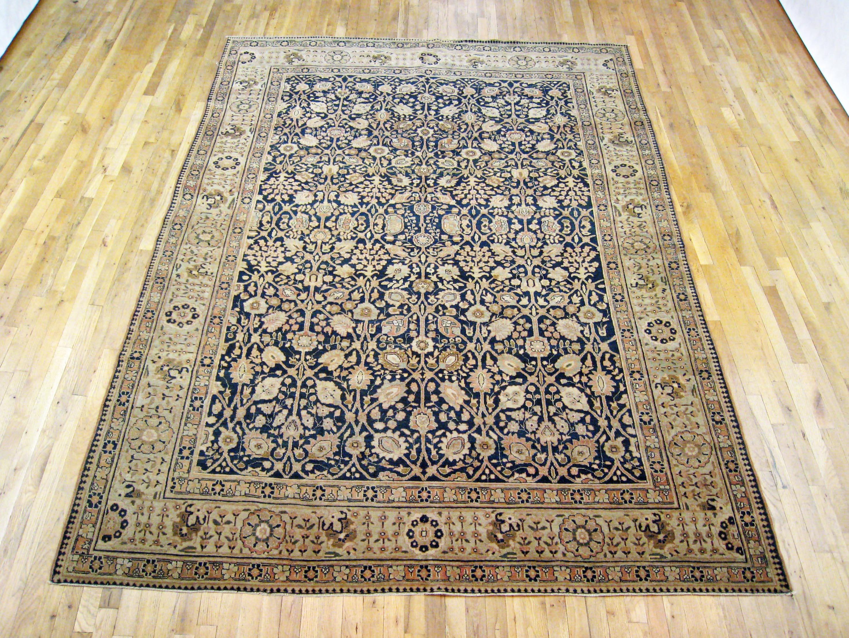 Antique Persian Tabriz Oriental carpet, circa 1900, Room Sized

An antique Persian Tabriz oriental carpet, circa 1900. Size: 10'9