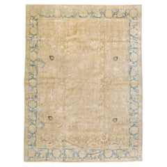 Tapis persan antique Tabriz de taille normale