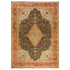 Antique Persian Tabriz Rug 10' 8" x 15' 4"