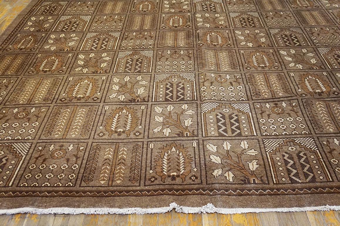 Hand-Knotted Antique Persian Tabriz Rug For Sale