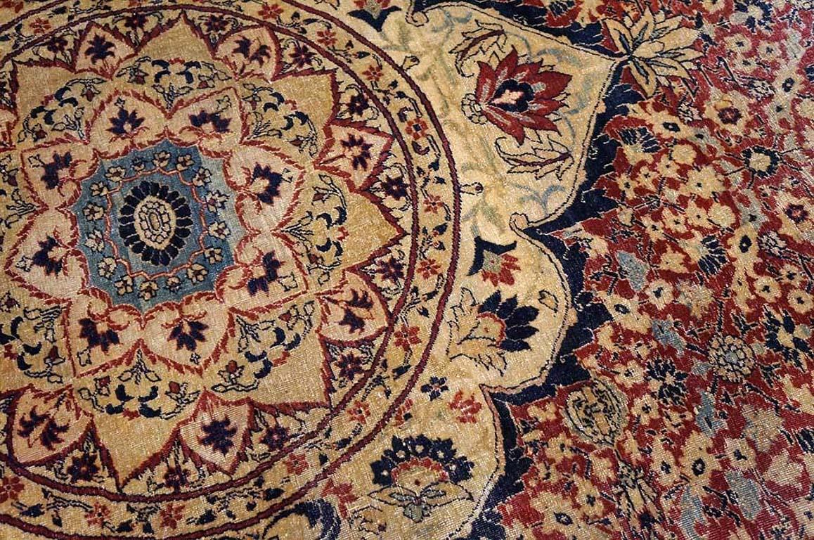 19th Century Persian Tabriz Carpet ( 10'2