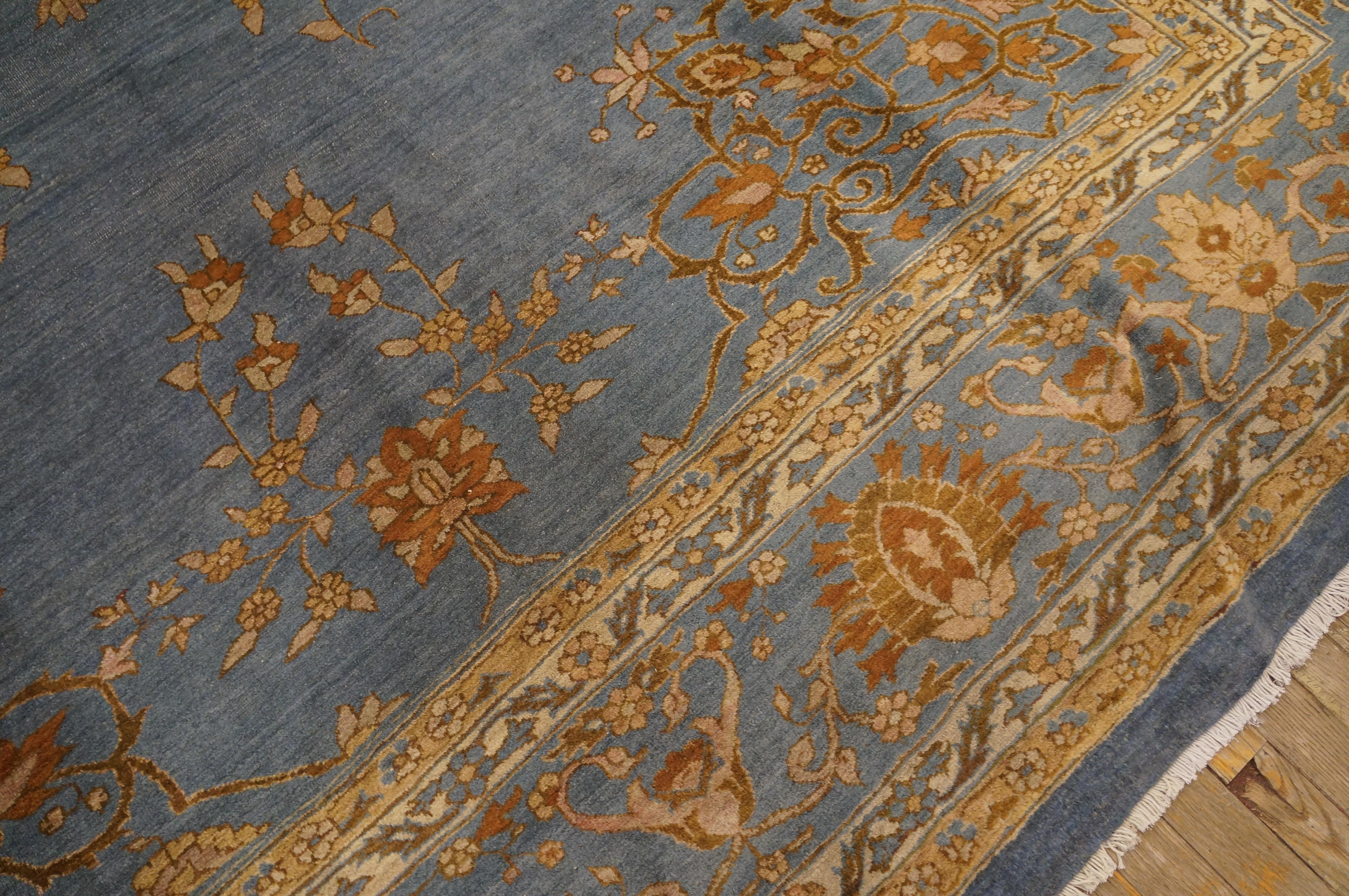 Tapis persan ancien de Tabriz d'environ 10' 2