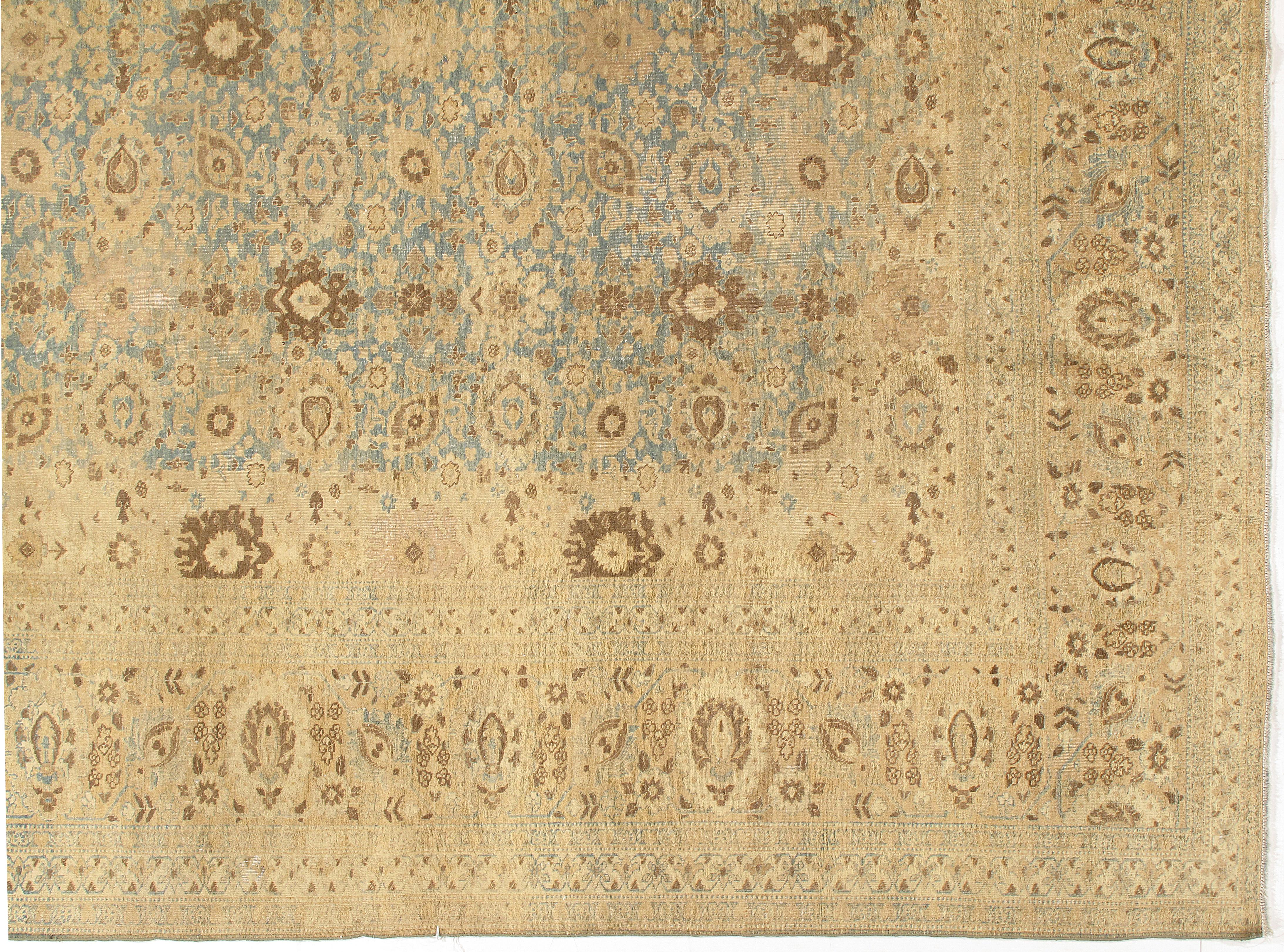 Tappeto antico Tabriz persiano, 10'9 x 15'6 in vendita 1