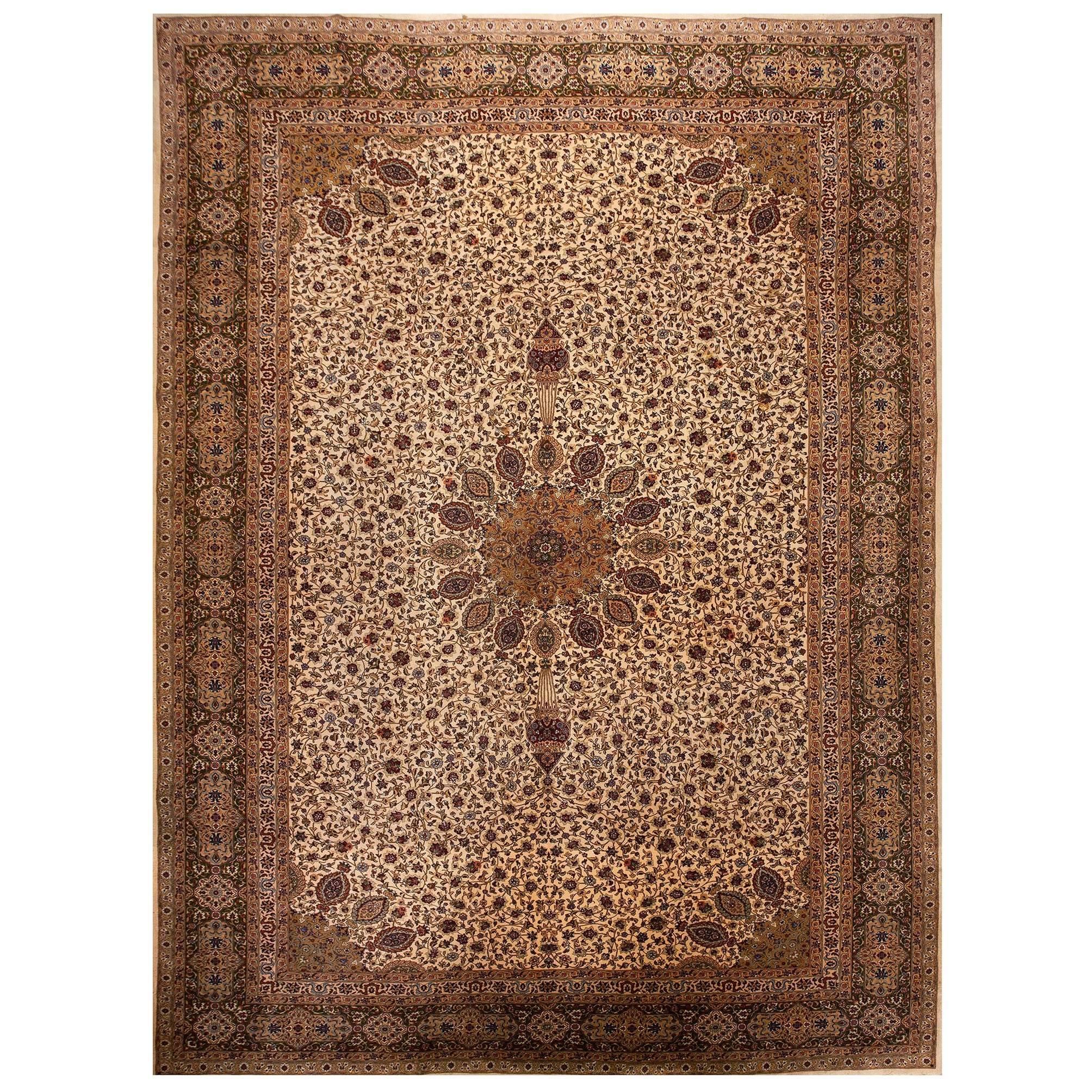 Antique Persian Tabriz Rug 11' 7'' x 15' 7''