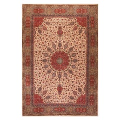 Antique Persian Tabriz Rug 11' 7" x 16' 6"
