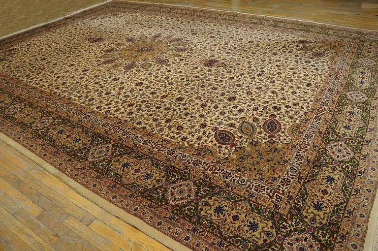 Antique Persian Tabriz Rug 11' 7'' x 15' 7'' For Sale at 1stDibs | 7x15 rug