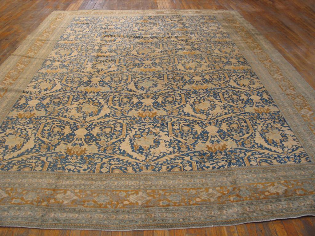 Early 20th Century Persian Tabriz Carpet with Mostoufi Pattern
( 11' 6