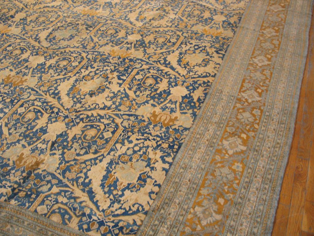 Early 20th Century Persian Tabriz Carpet ( 11' 6