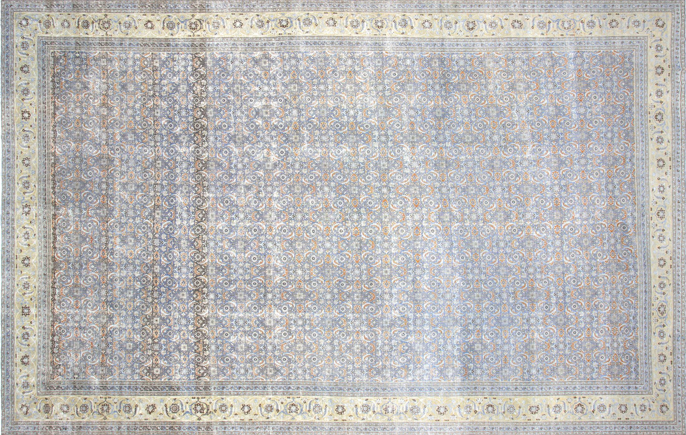 The Antique Persian Tabriz Rug, measuring 13'3