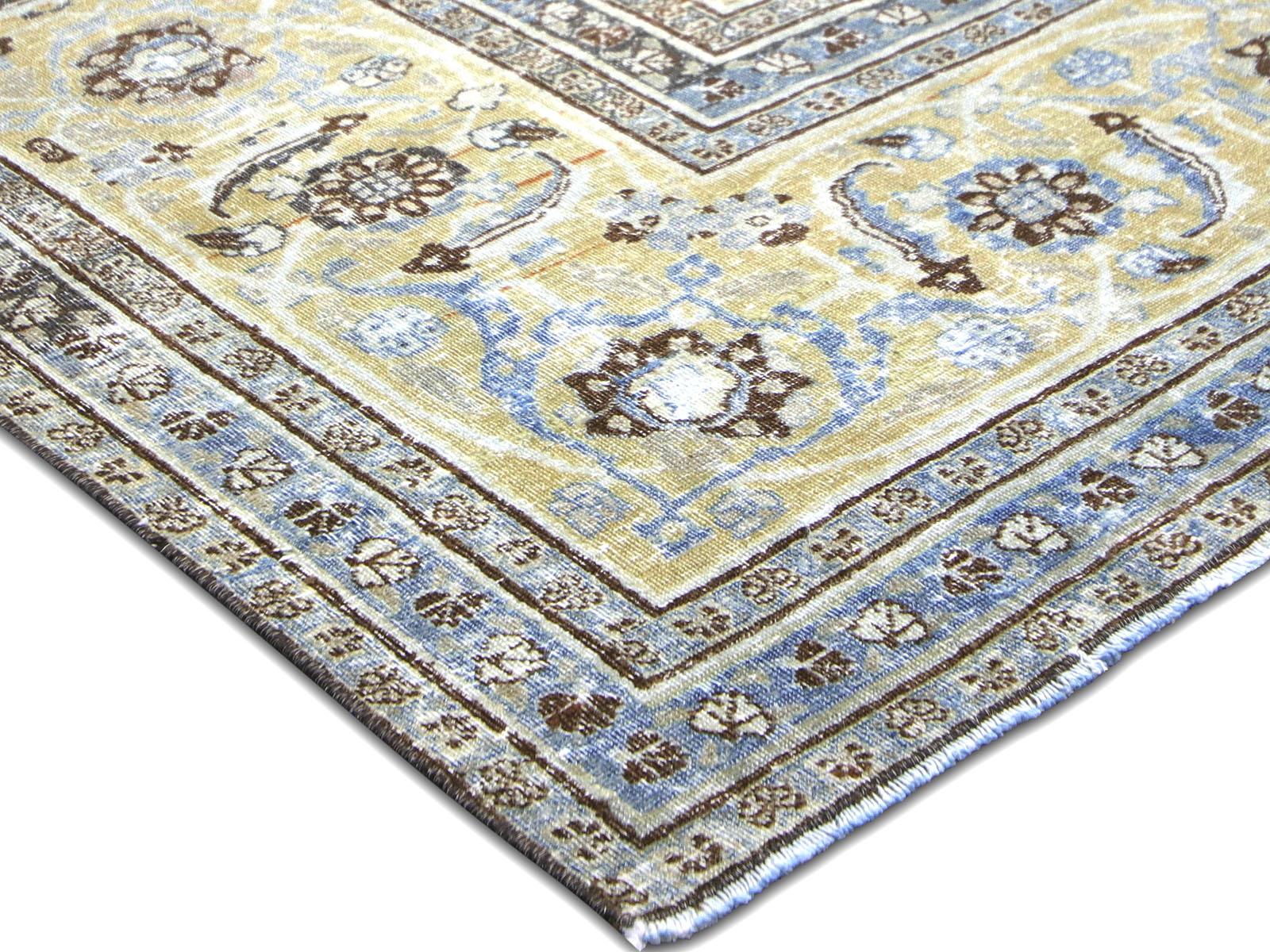 Perse Antique Persian Tabriz Rug - 13'3