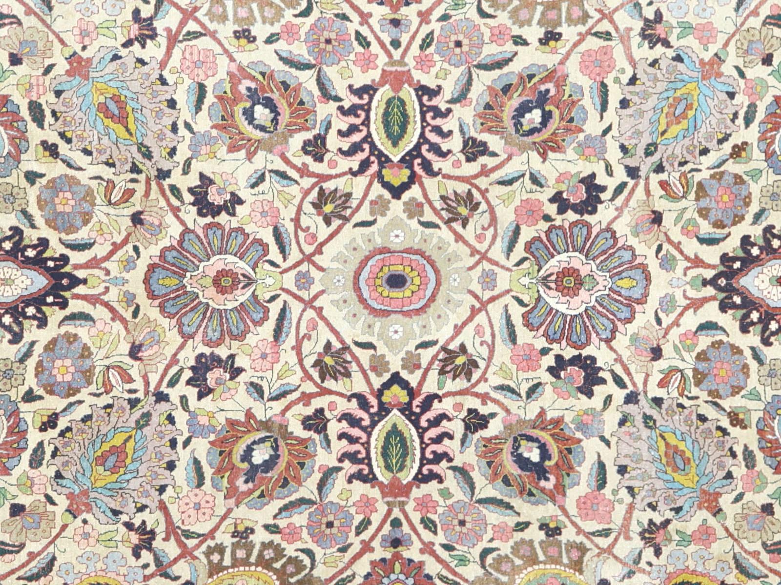 Tapis persan Tabriz ancien - 16'3