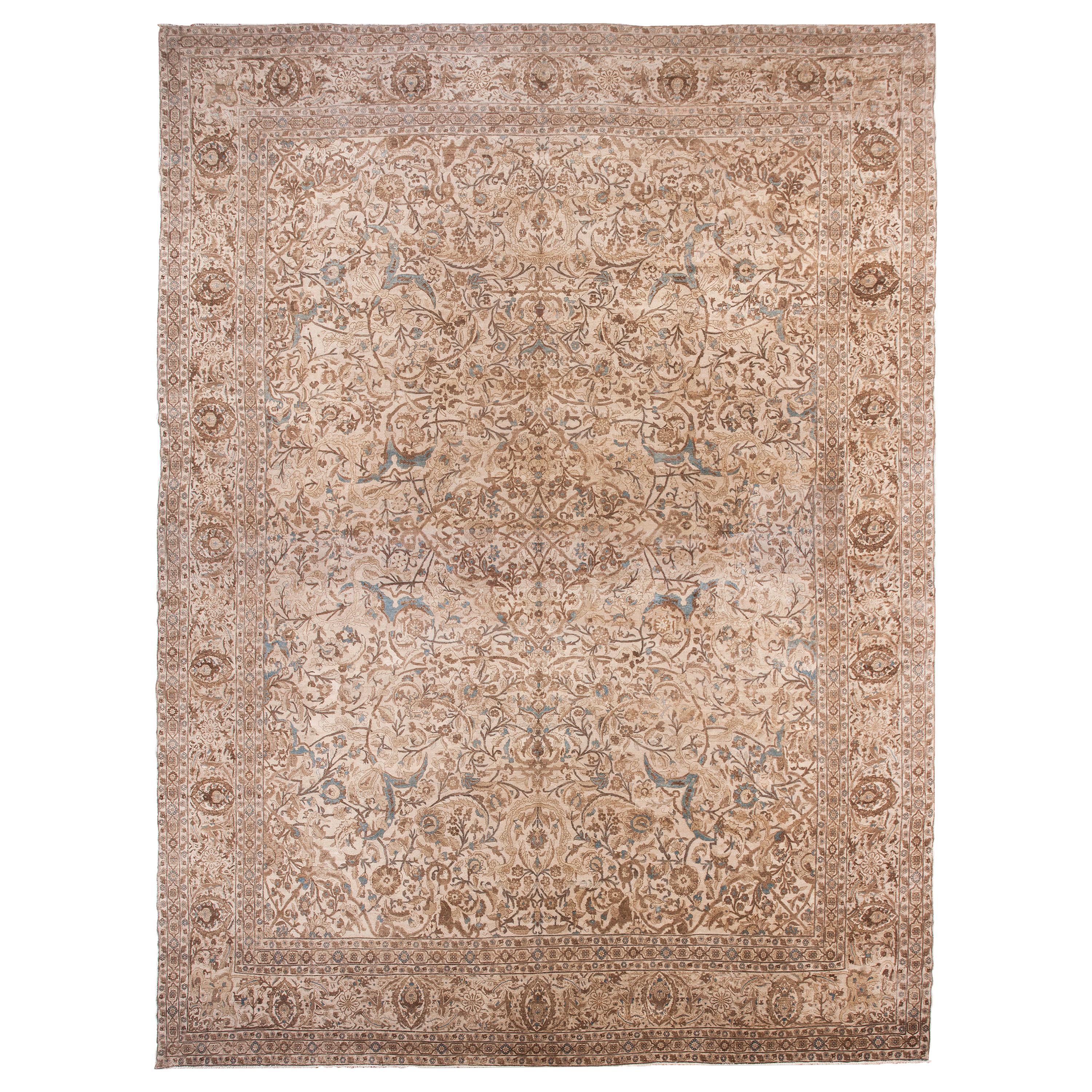 Late 19th Century Persian Tabriz Carpet ( 18'4" x 24'8" - 558 x 751 ) For Sale