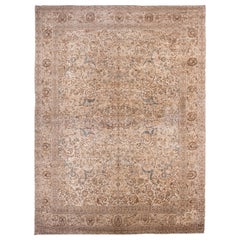 Antique Late 19th Century Persian Tabriz Carpet ( 18'4" x 24'8" - 558 x 751 )