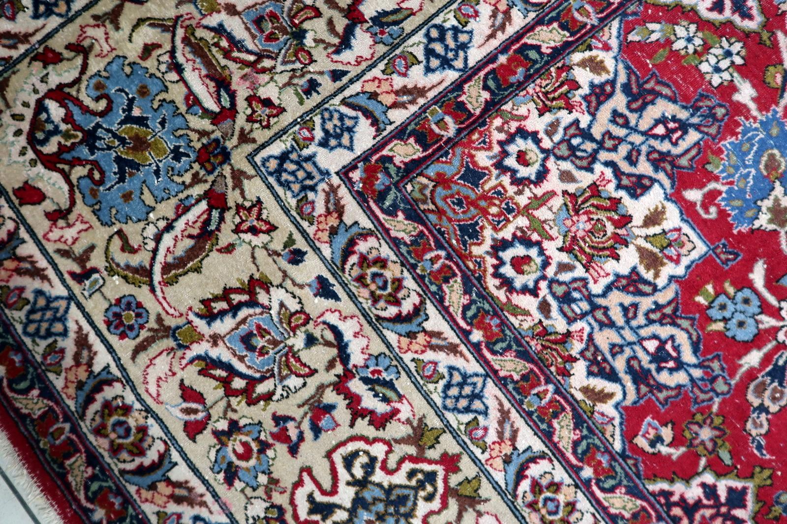 Antique Persian Tabriz Rug, 1900s, Hand-Knotted Wool, 10.1' x 13.3' - 1C1209 en vente 5