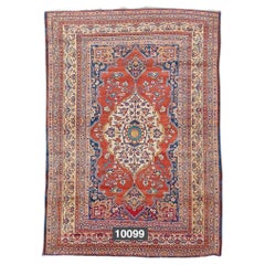 Tapis persan antique de Tabriz, 19e siècle