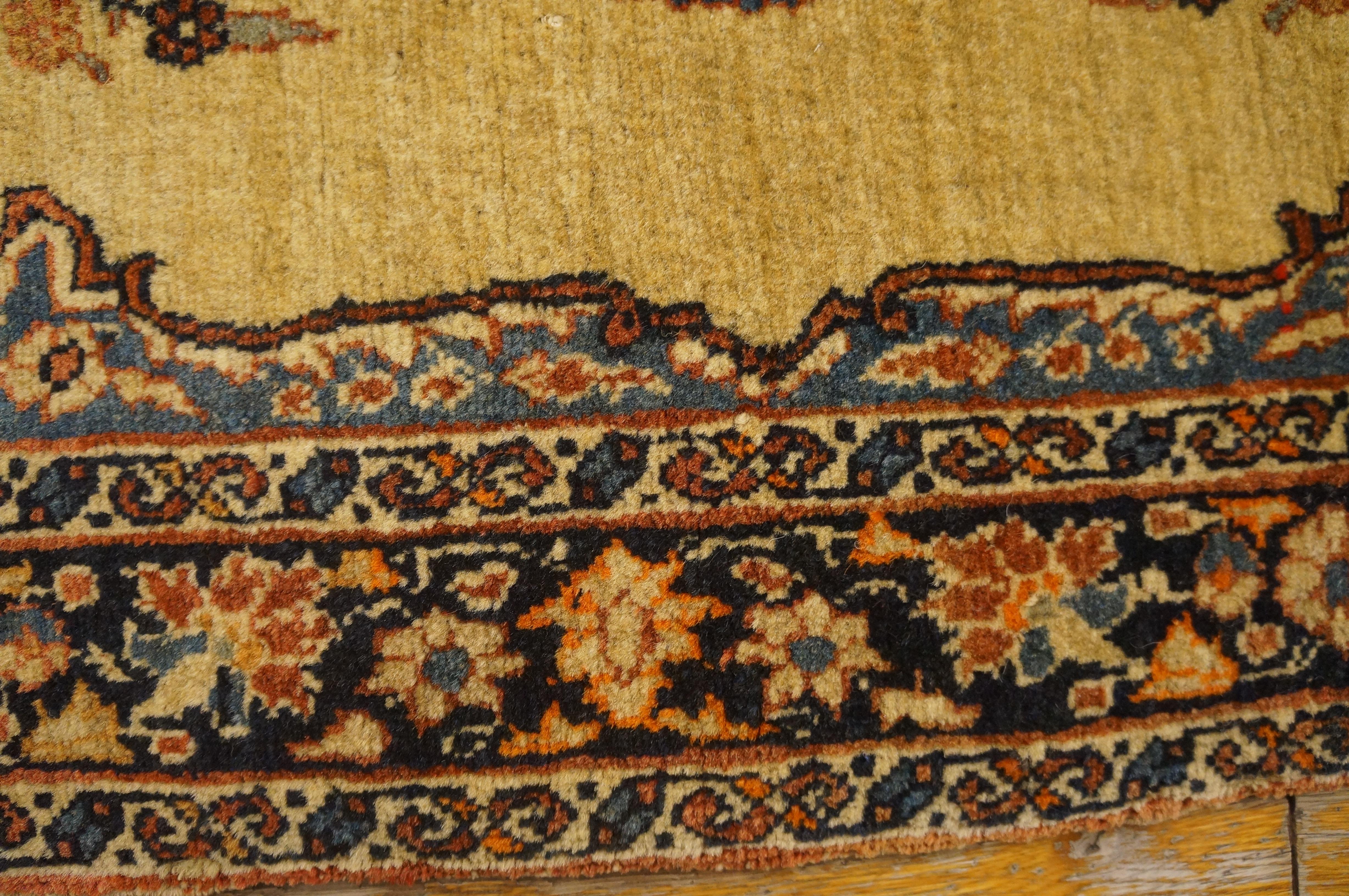 Fine XIX secolo Tappeto persiano Tabriz Haji Jalili della fine del XIX secolo ( 2' x 2'10