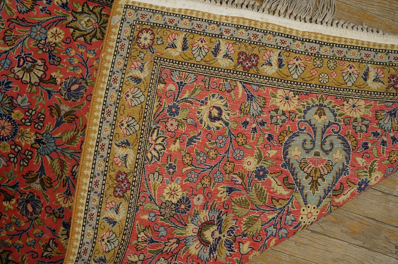 Antique Persian Tabriz Rug 2' 10'' x 13' 3'' For Sale 3