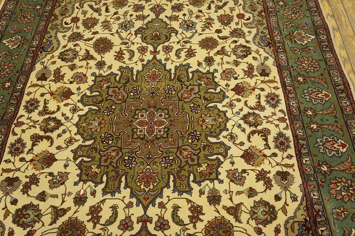 Antique Persian Tabriz Rug In Good Condition For Sale In New York, NY