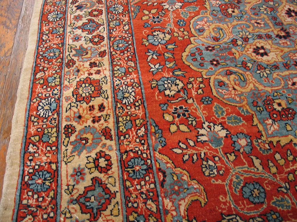 Antique Persian Tabriz Rug In Good Condition For Sale In New York, NY