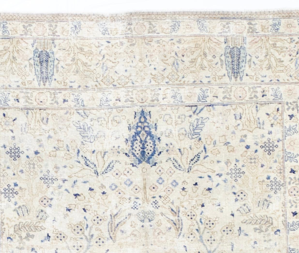 Annodato a mano Tappeto antico persiano Tabriz 6'0