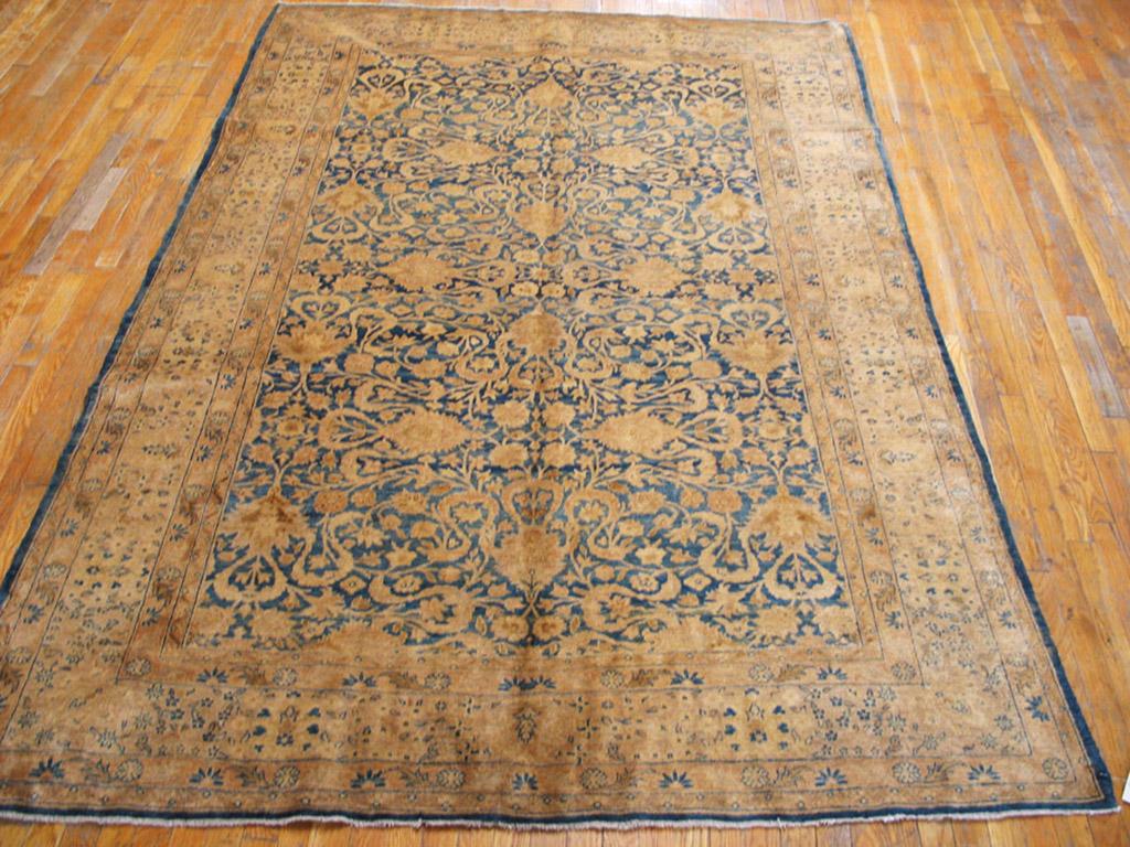 Antique Persian Tabriz rug, size: 6'6