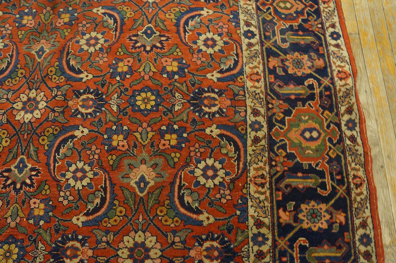 1920s Persian Tabriz Carpet ( 7'4
