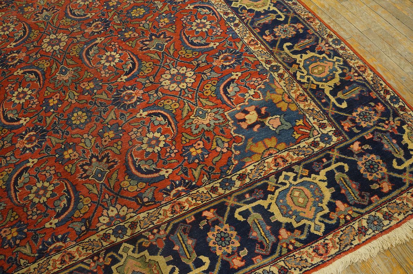 1920s Persian Tabriz Carpet ( 7'4