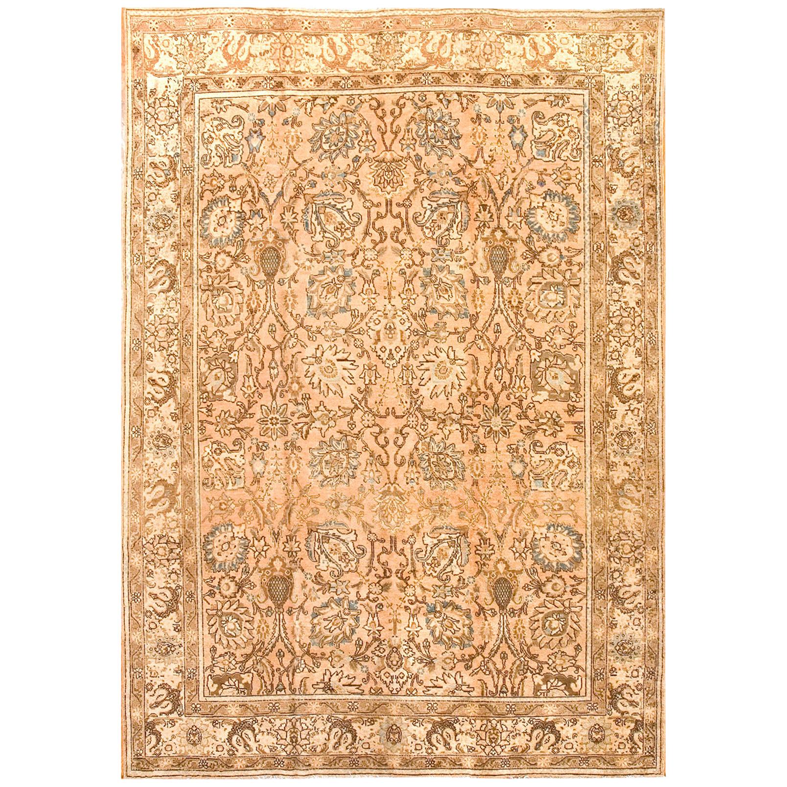 1930s Persian Tabriz Carpet ( 8'5" x 11'9" - 257 x 358 ) For Sale