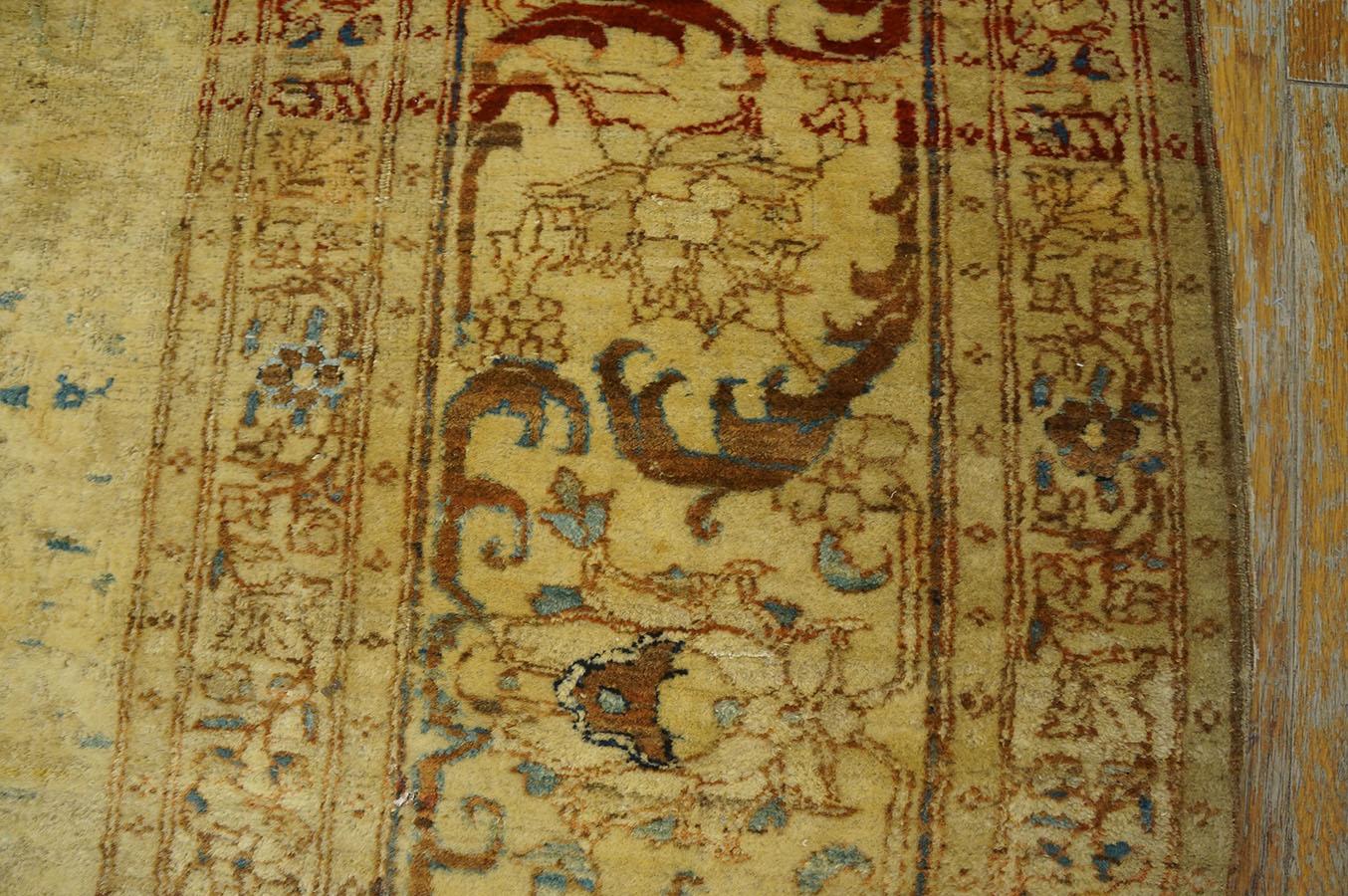 19th Century Persian Haji Jalili Tabriz Carpet ( 9'4'' x 12' - 285 x 366 )  For Sale 6