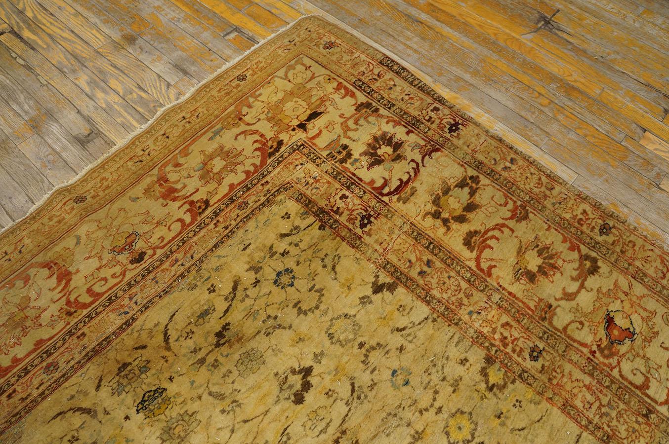 19th Century Persian Haji Jalili Tabriz Carpet ( 9'4'' x 12' - 285 x 366 )  For Sale 2