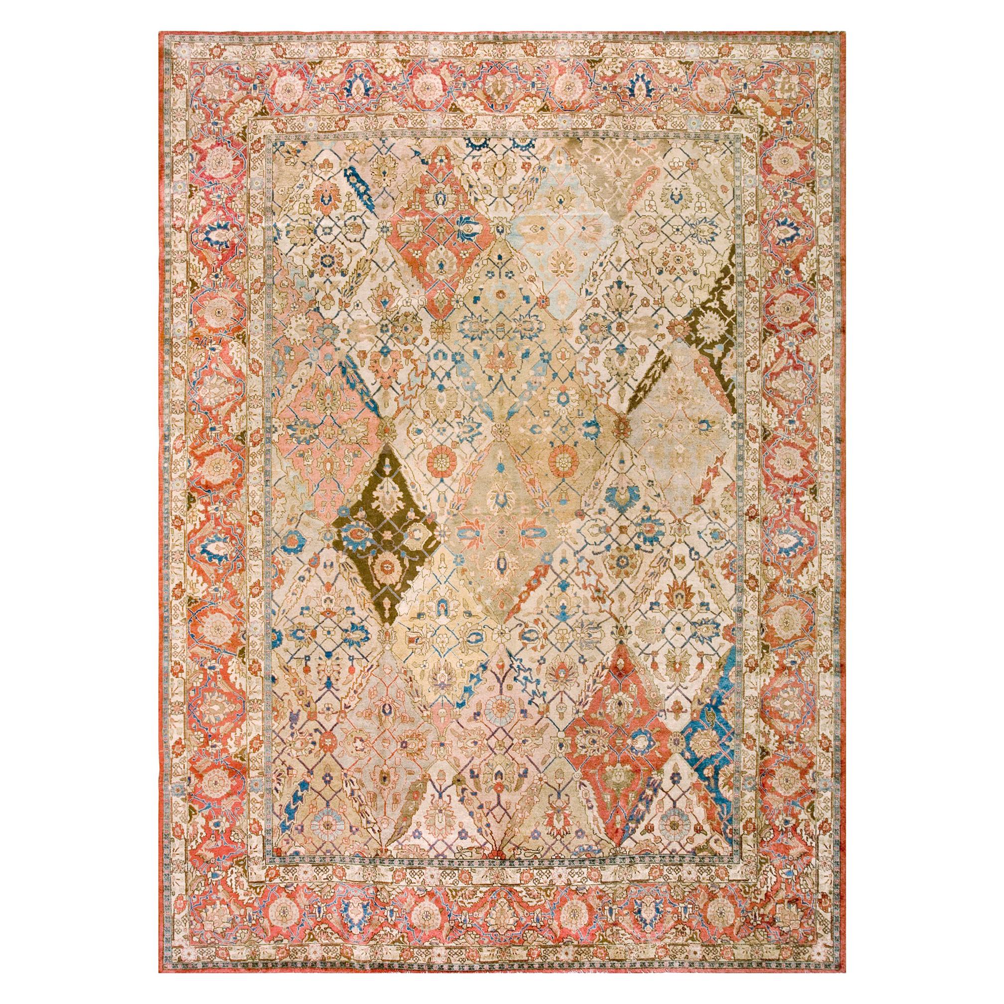 Early 20th Century Persian Tabriz Carpet ( 9'10" x 13'6" - 300 x 412 ) For Sale