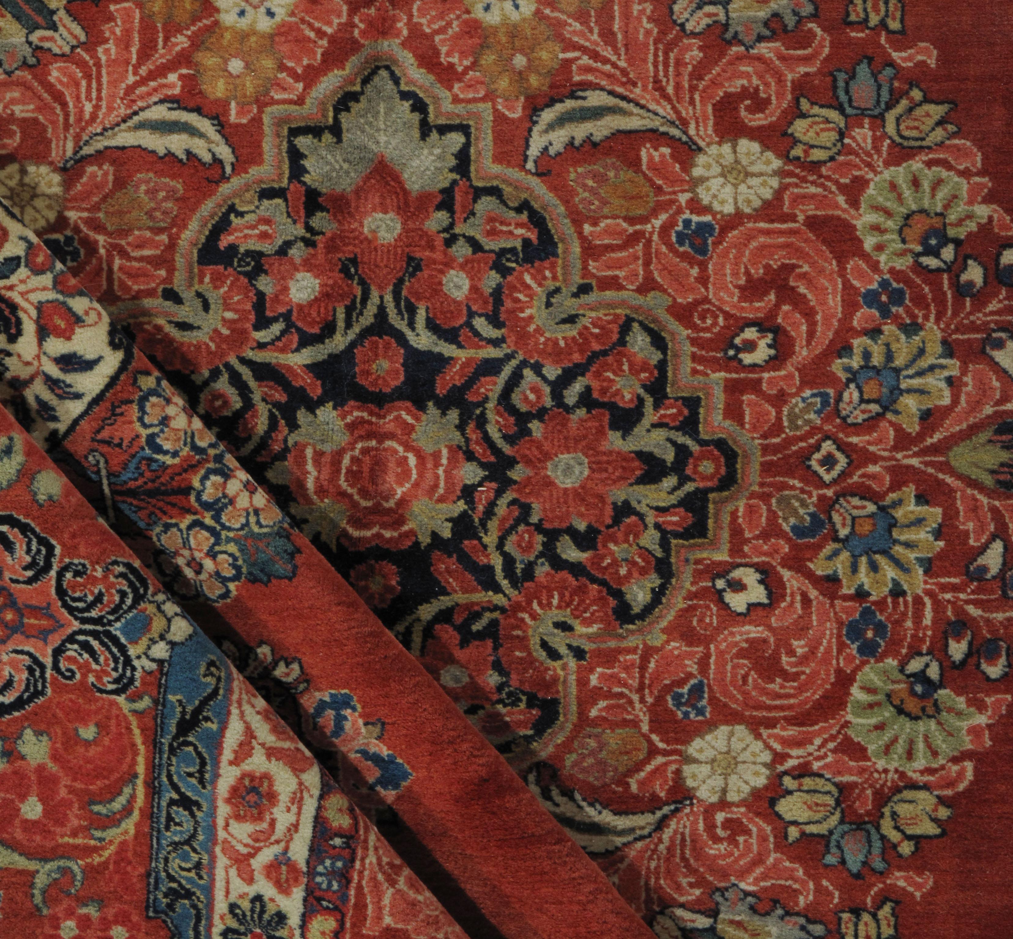 Antique Persian Tabriz Rug 9'10 x 13'9 1