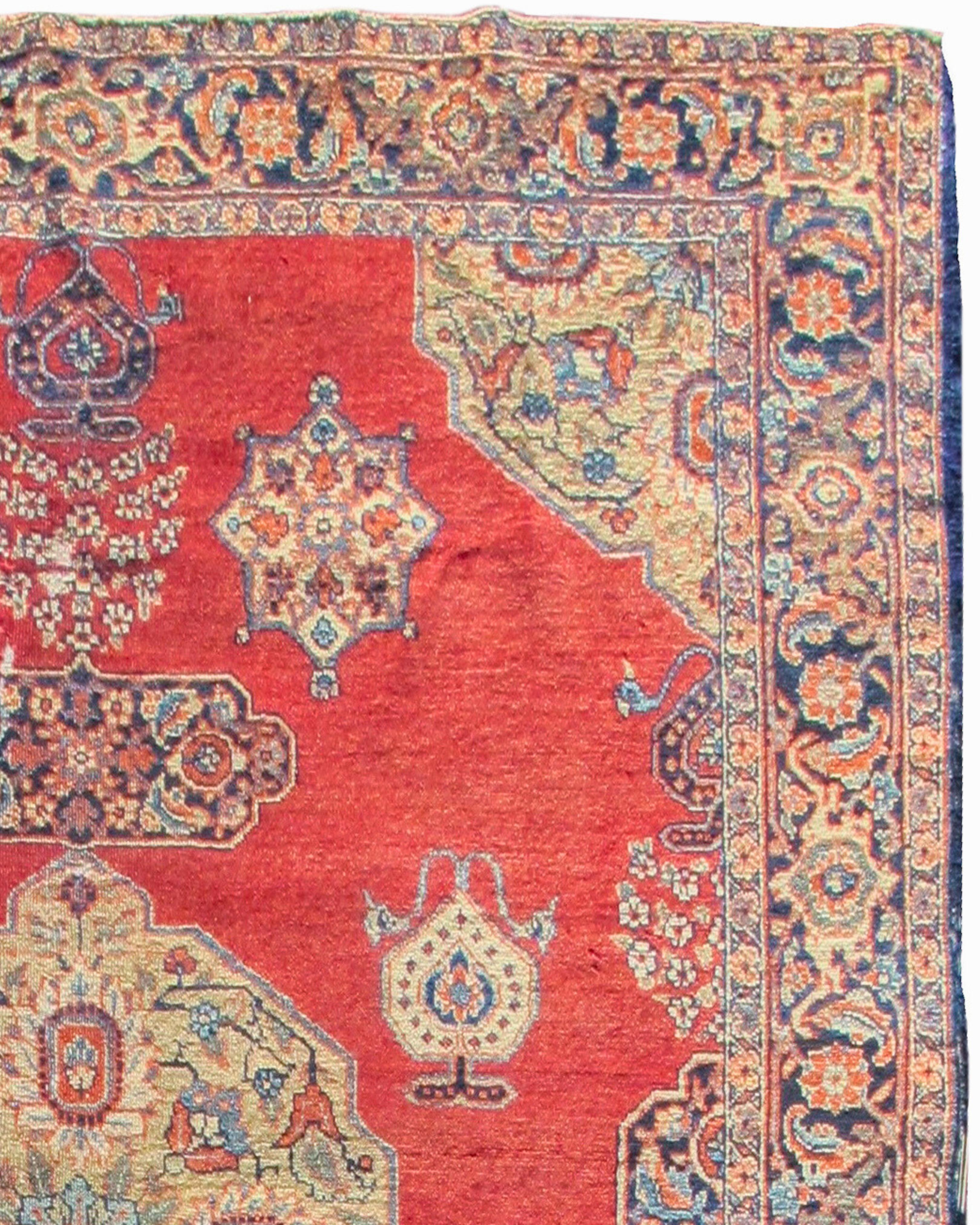 Antique Persian Tabriz Rug, c. 1900

Very good condition.

Additional Information:
Dimensions: 6'2