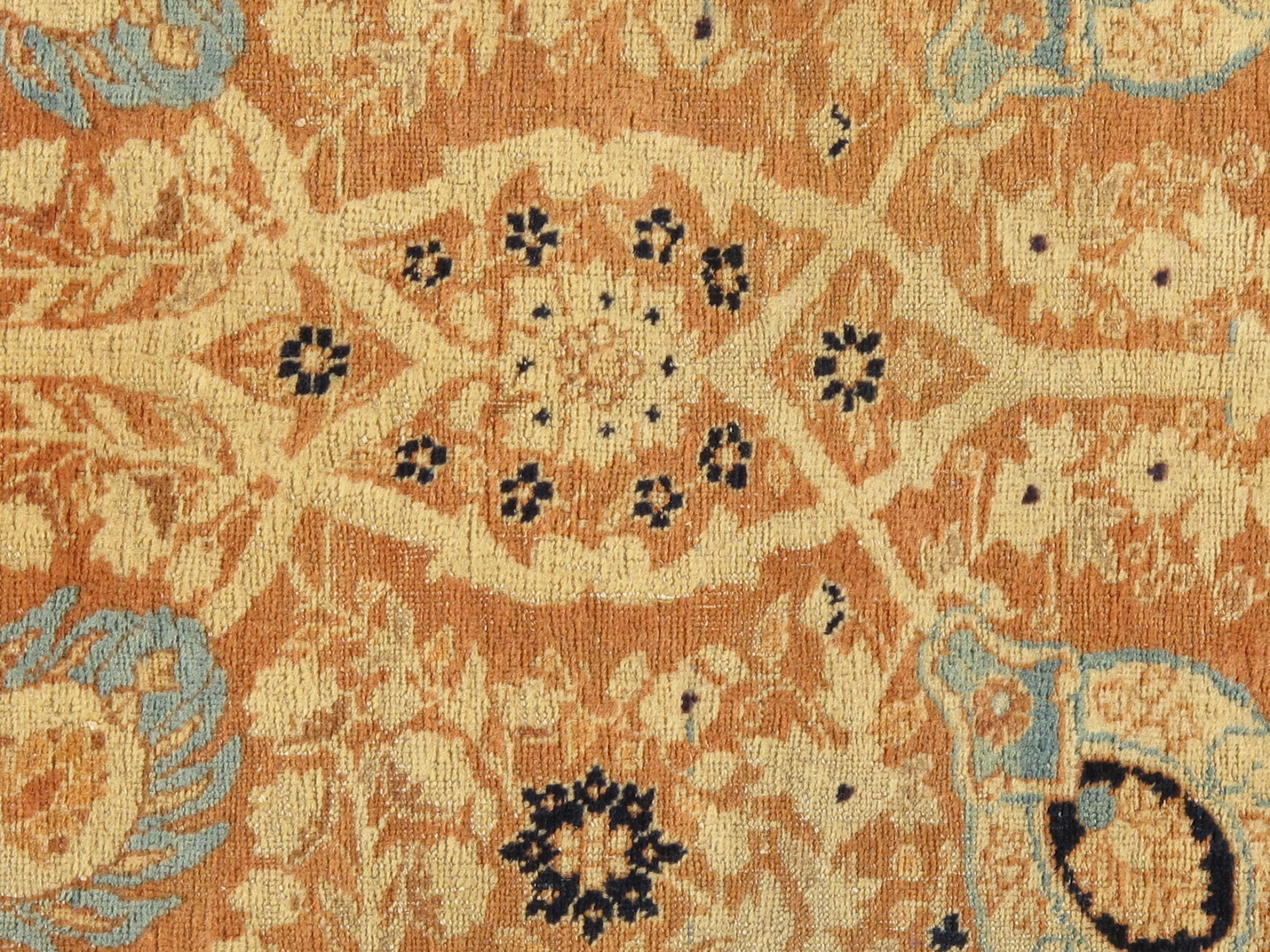 19th Century Antique Persian Tabriz Rug Carpet  8'5 x 12'