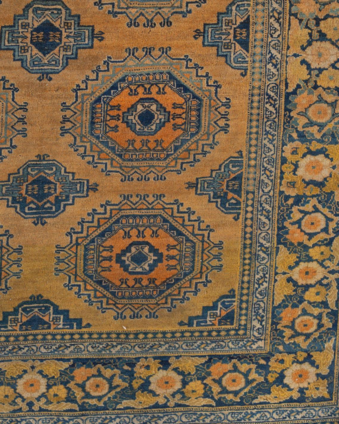 Traditioneller handgewebter, antiker, luxuriöser, persischer Täbris-Teppich, um 1890 (Persisch) im Angebot