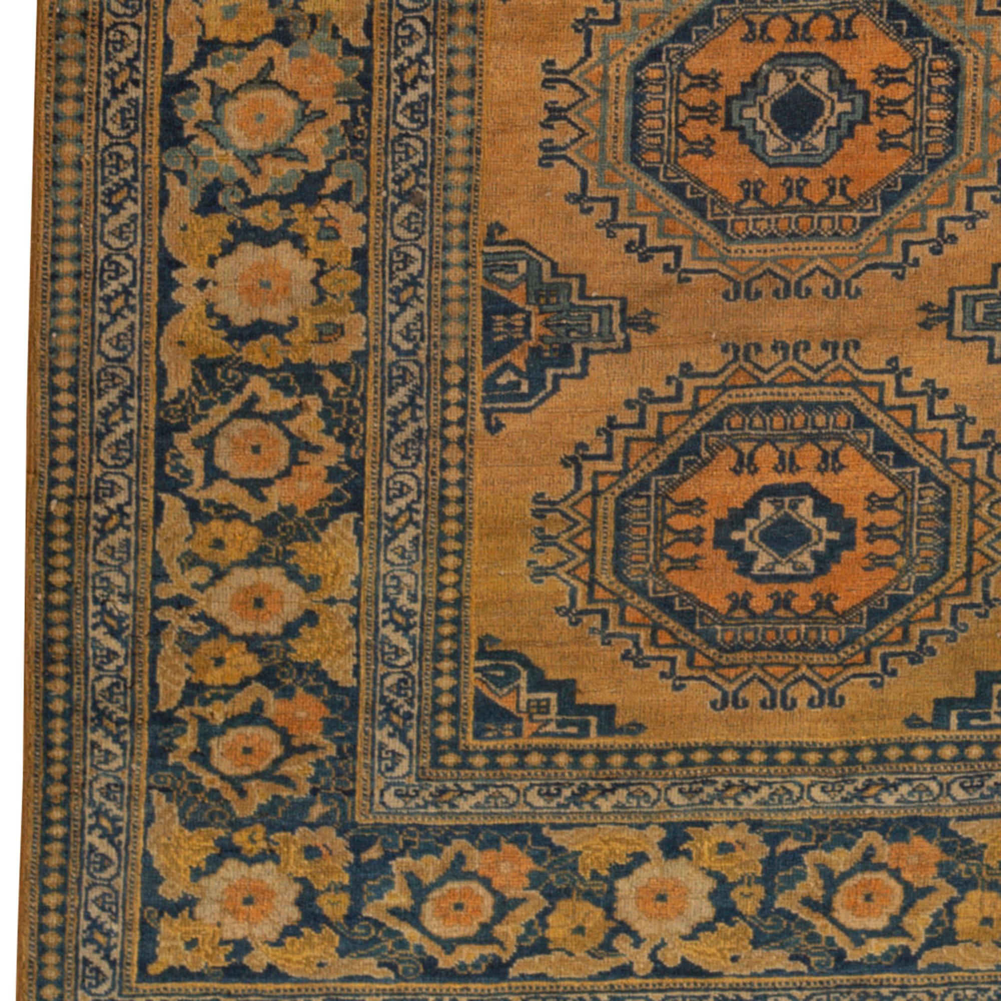 Traditioneller handgewebter, antiker, luxuriöser, persischer Täbris-Teppich, um 1890 (Handgewebt) im Angebot