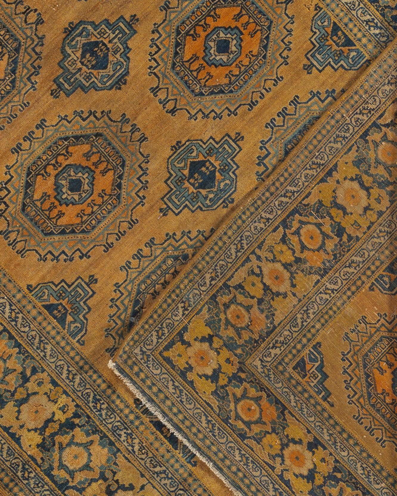 Traditional Handwoven Luxury Antique Persian Tabriz, circa 1890 Area Rug For Sale 1