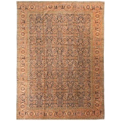 Antiker persischer Täbris-Teppich, um 1890