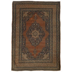 Tapis persan ancien de Tabriz, datant d'environ 1890