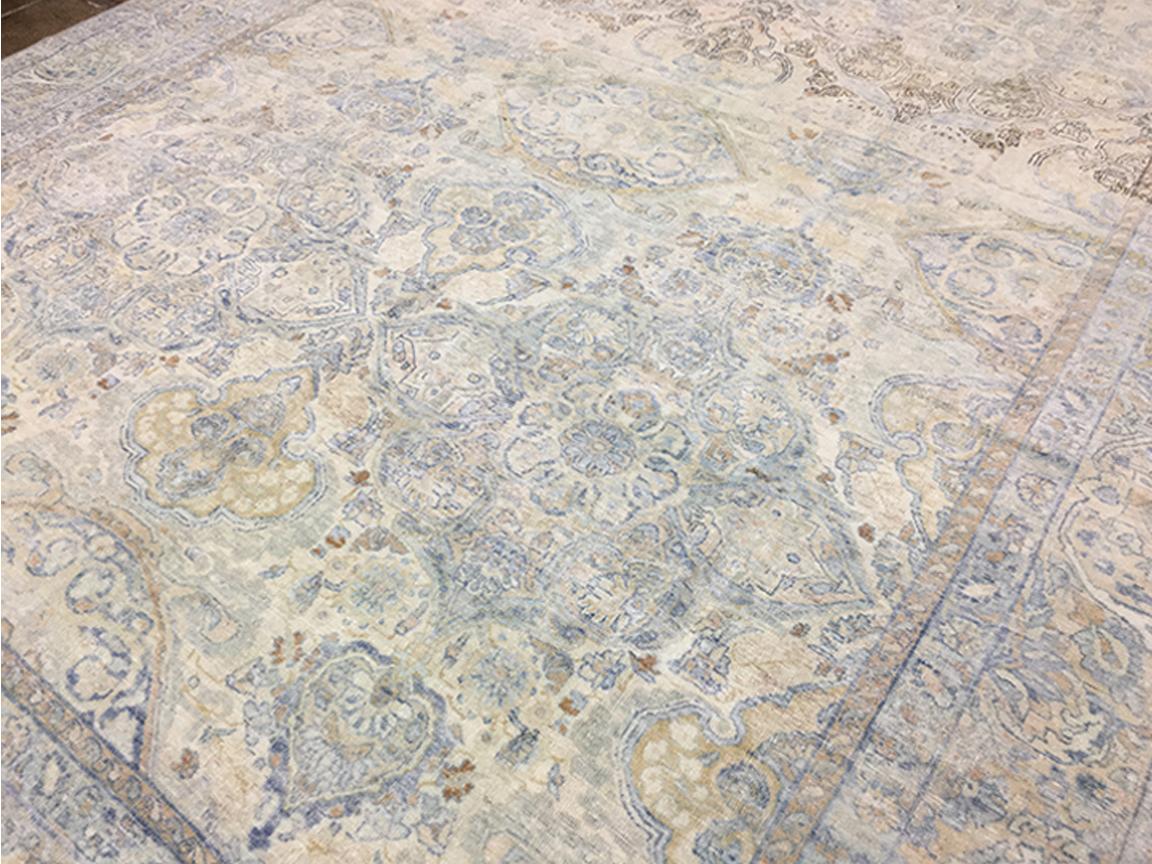 Antico tappeto persiano Tabriz Circa 1920 In condizioni buone in vendita a Los Angeles, CA