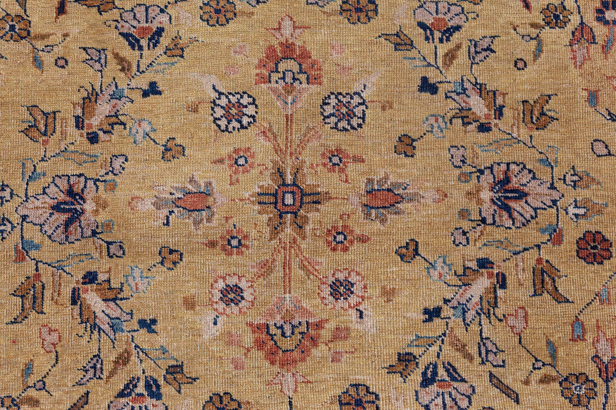 Antiker persischer Täbris-Teppich Doris Leslie Blau im Angebot 3