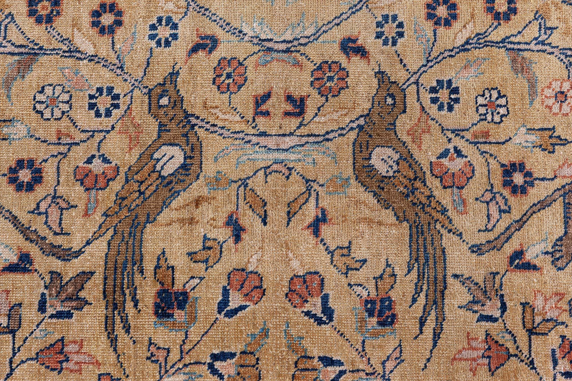 Alfombra persa antigua Tabriz Doris Leslie Blau Tejido a mano en venta