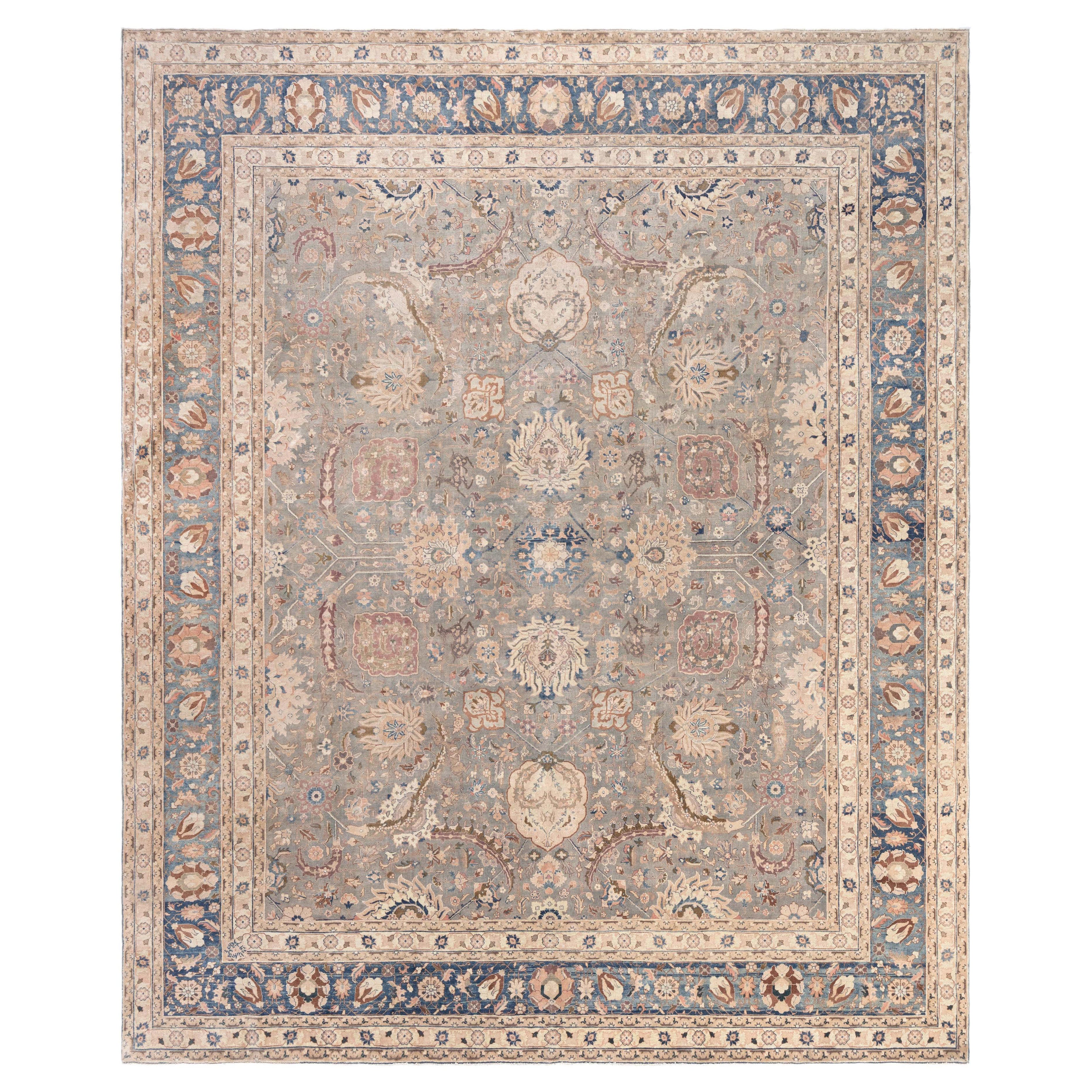 Tappeto antico persiano Tabriz Doris Leslie Blau