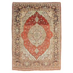 Antique Persian Tabriz Rug, Early 20th Century