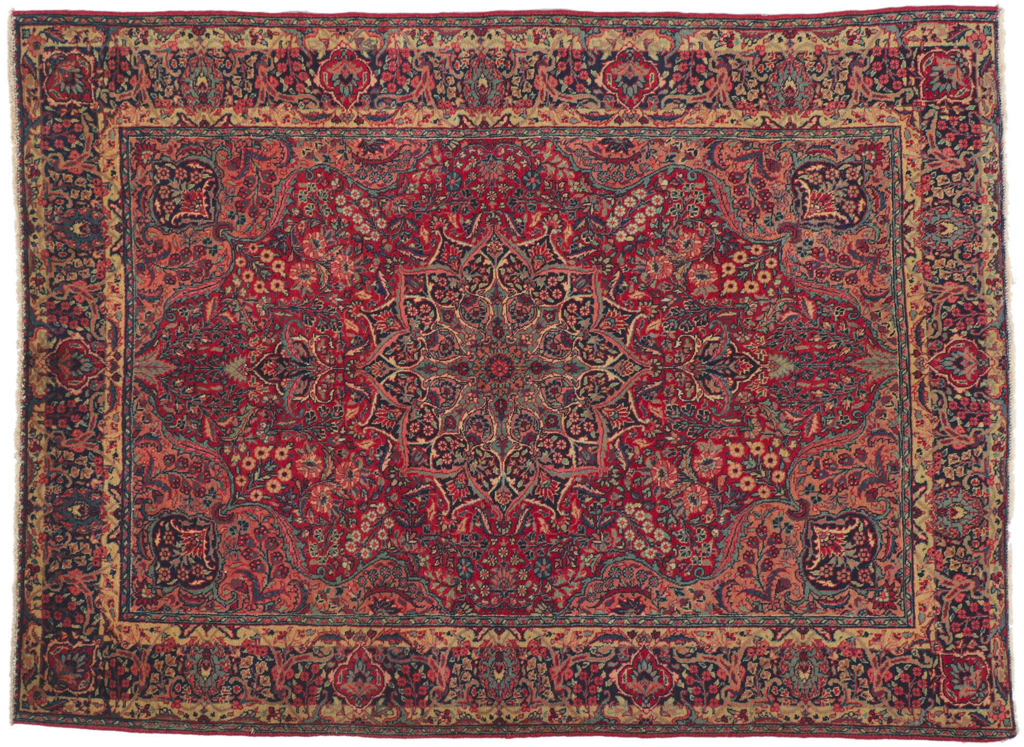 Antique Persian Tabriz Rug For Sale 4